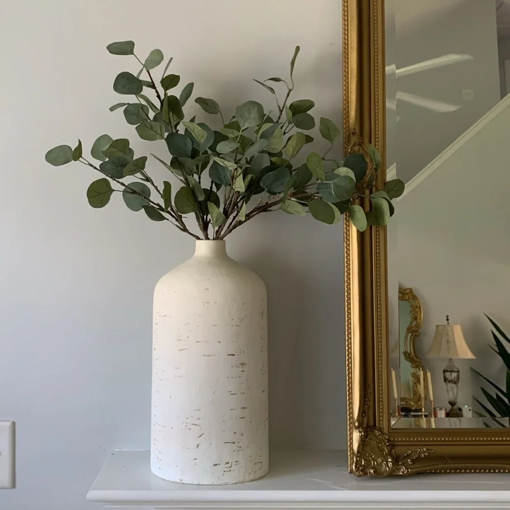 Set‎ of three greenery faux flowers